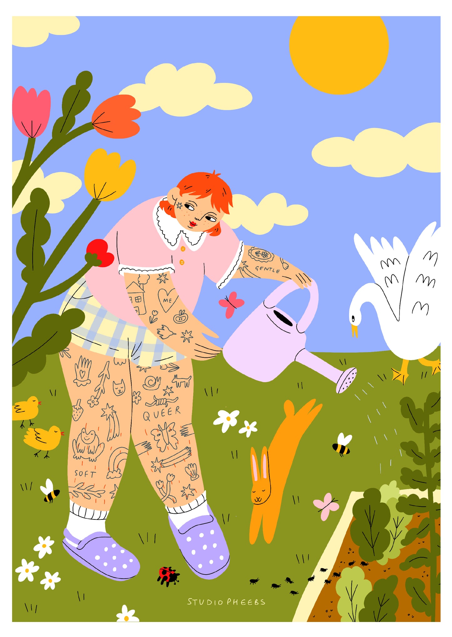 A5 Print - Gardening Gay