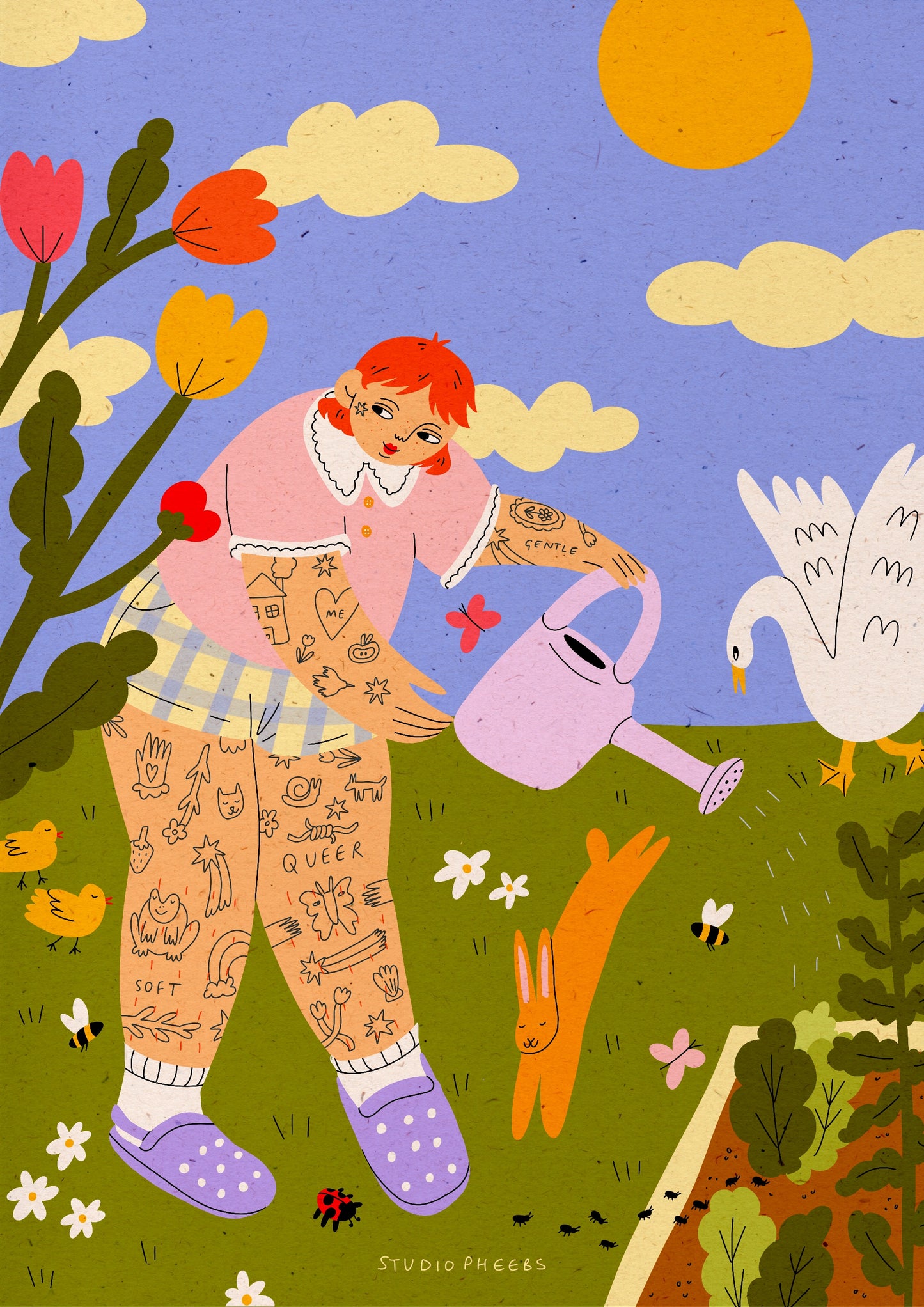 A4 Print - Gardening Gay