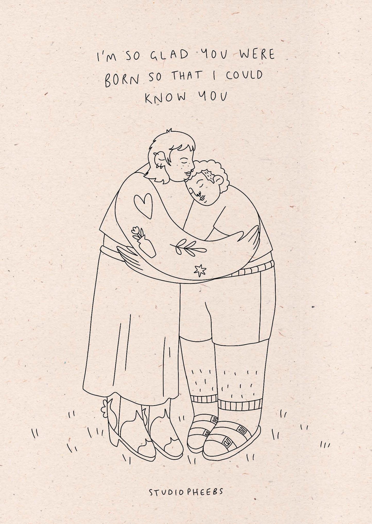 A5 Print - I'm So Glad You Were Born