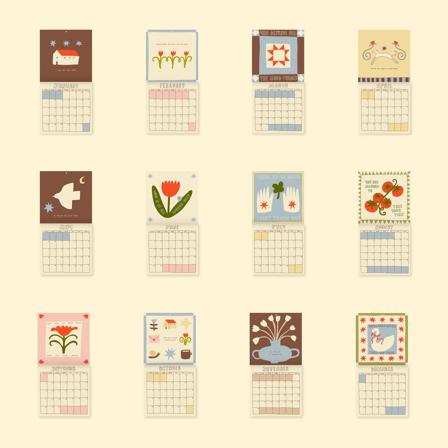 2026 Affirmations Calendar