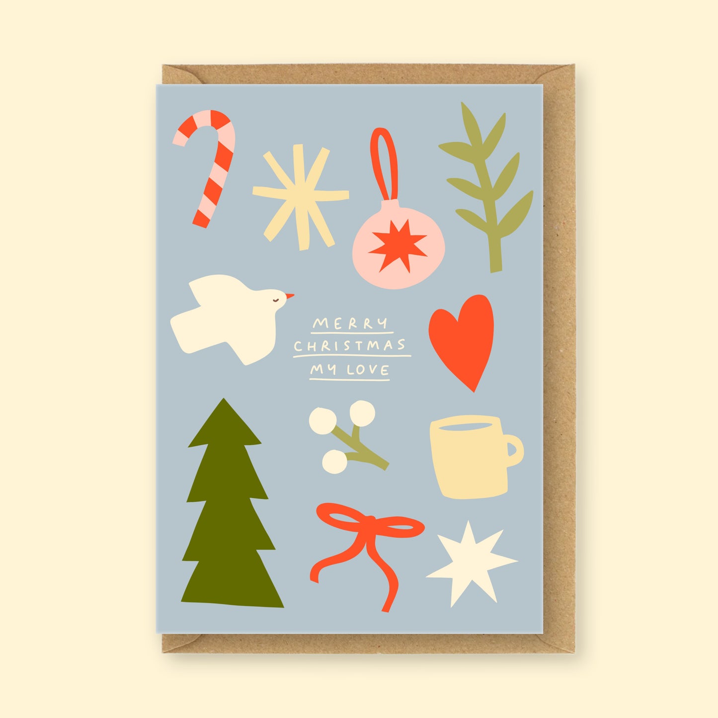 Greetings Card - Merry Christmas My Love