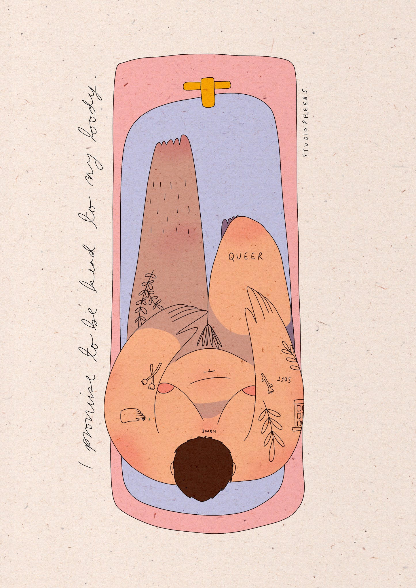 A5 Print - Bath Time Affirmations