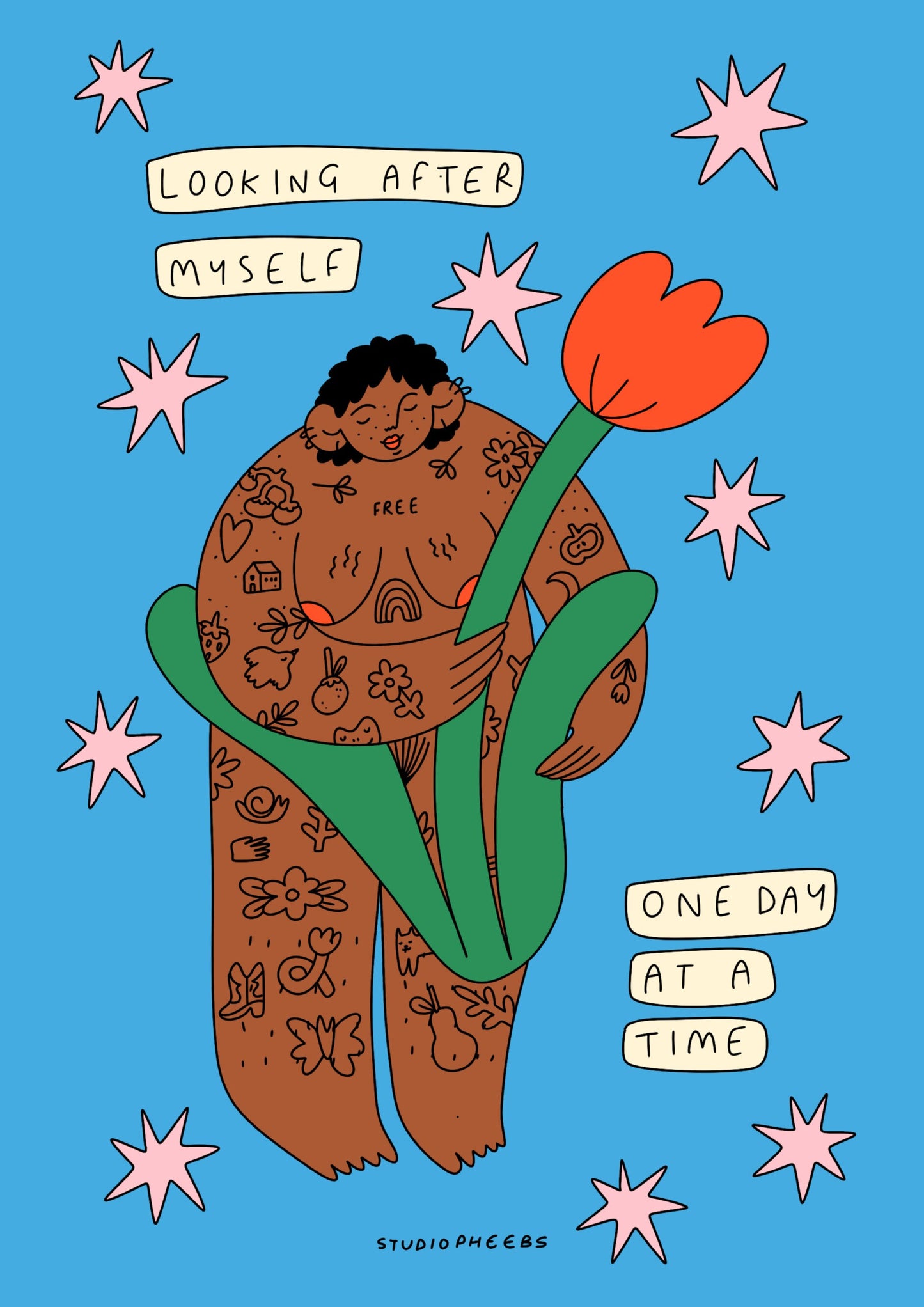 A6 Print - Looking After Myself