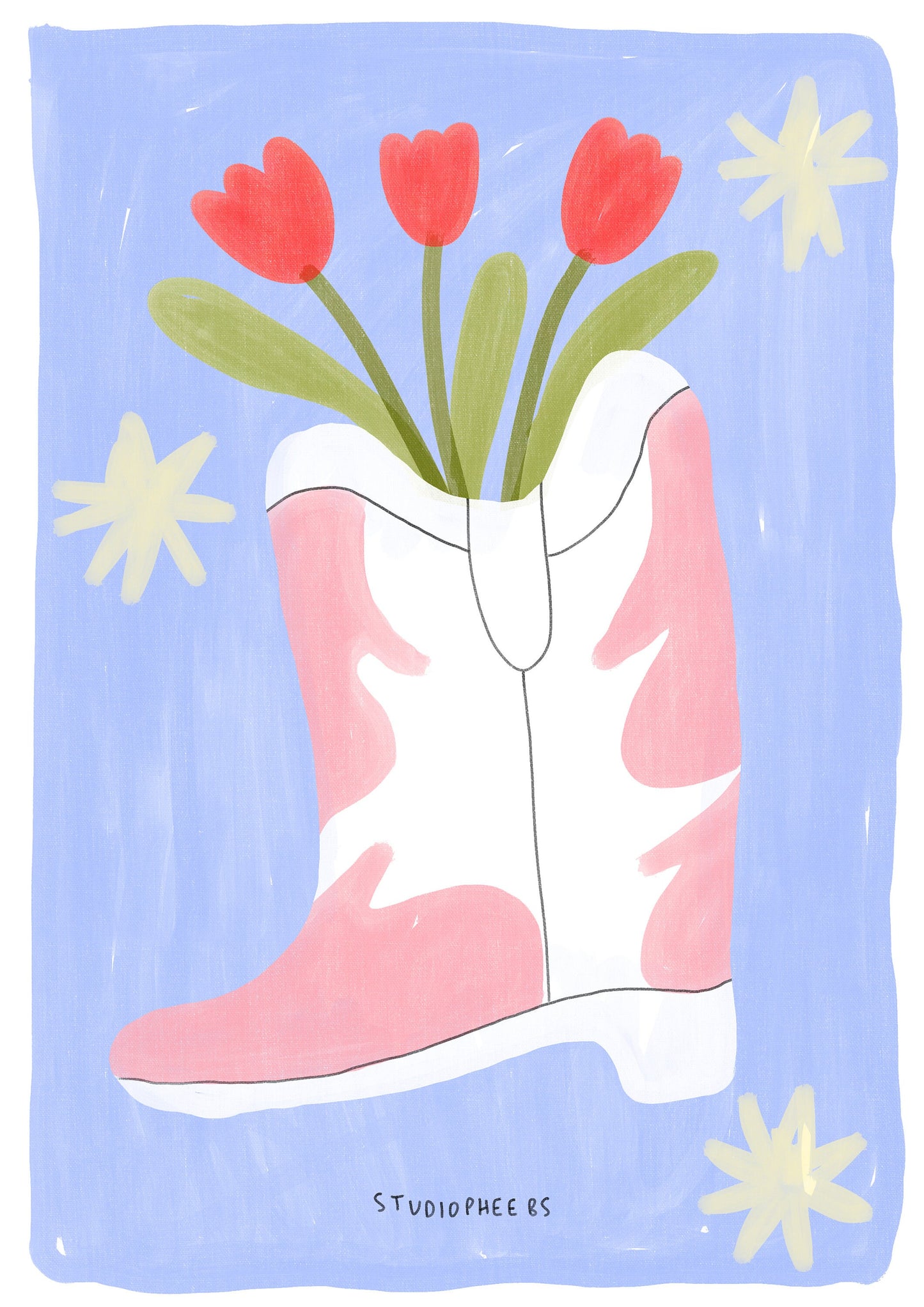 A6 Print - Cowboy Boot