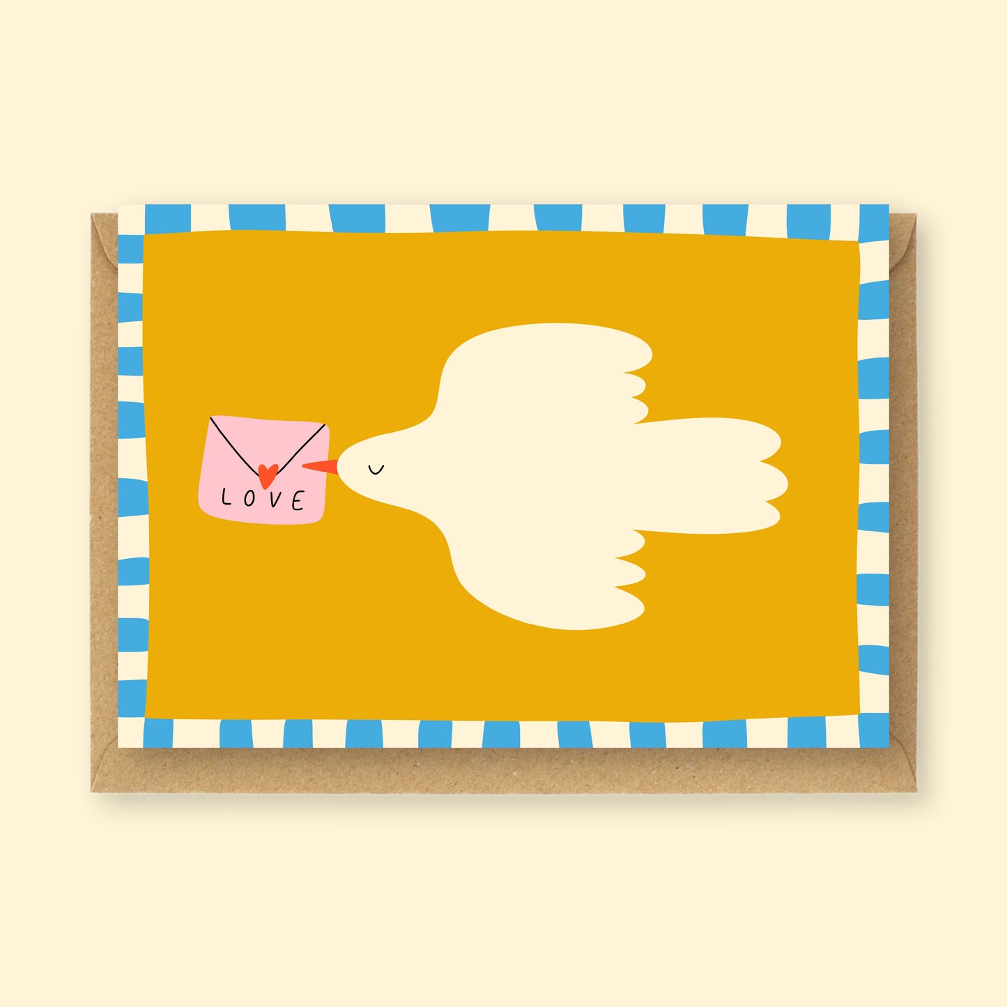 Greetings Card - Lovebird